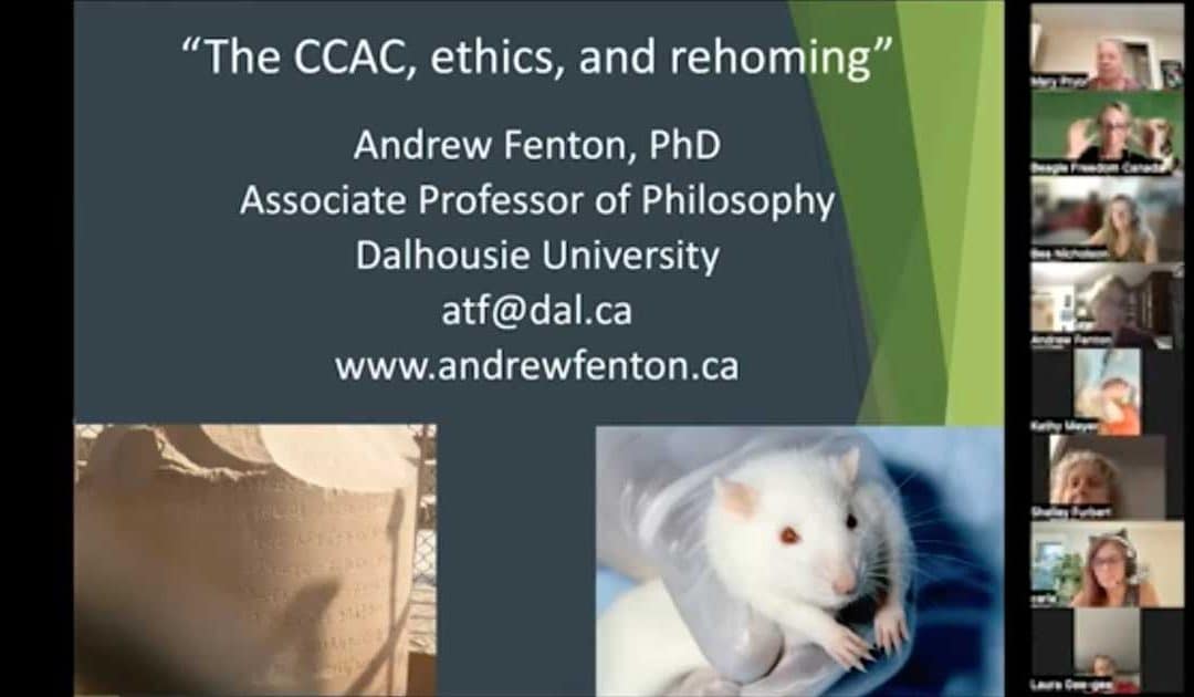 Andrew Fenton, Animal Ethics Expert