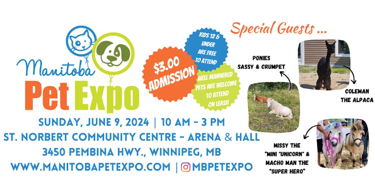 2024 Manitoba Pet Expo Poster