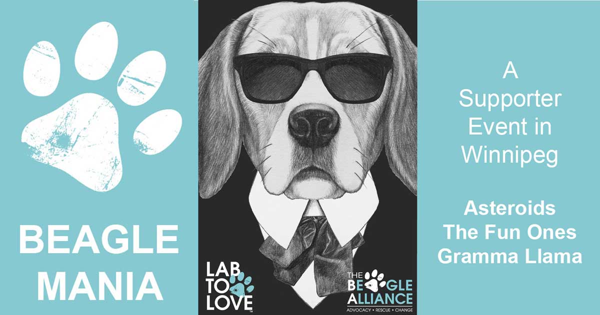 Fundraiser Beagle Mania Poster