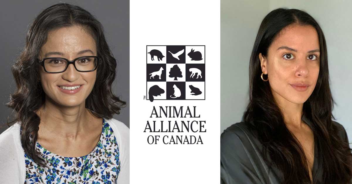 Lia Laskaris & Bianca Del Bois of the Animal Alliance of Canada